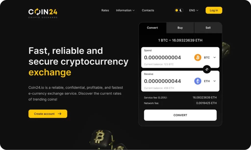 coin24 home page